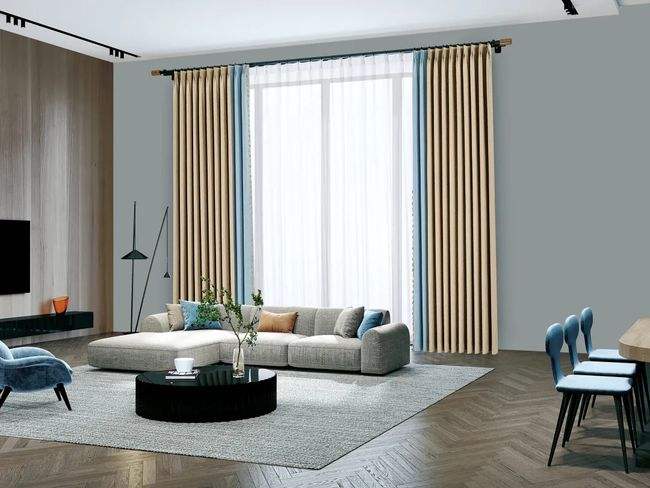 合肥窗帘在室内占有较大的面积它的形式对整个空间非常重要